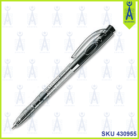 STABILO 308/46 BALL PEN FINE BLACK