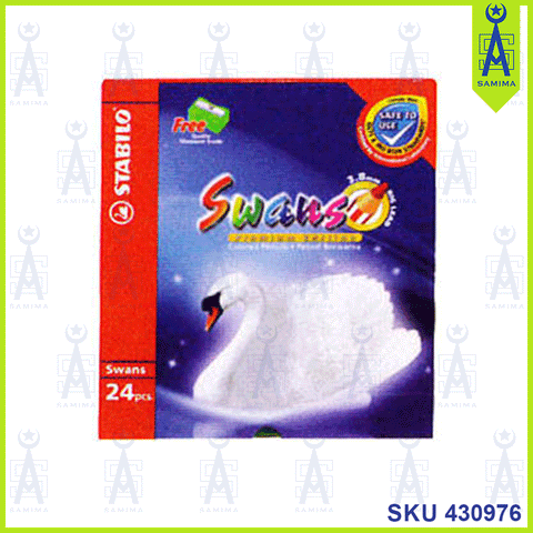 STABILO SWANS PREMIUM COLOUR PENCIL 1869B 24'S