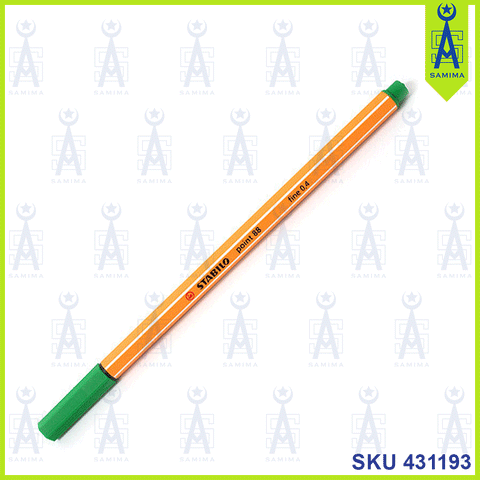 STABILO POINT 88 FINE 0.4 GREEN PEN 88/36