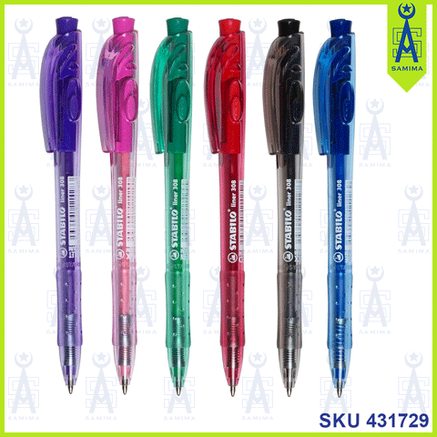 STABILO LINER 6 COLOUR VALUE PACK