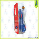 STABILO MARATHON PEN 2'S BLUE