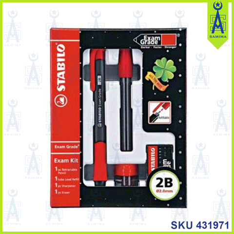 STABILO MECHANICAL PENCIL 2B SET 2.0MM