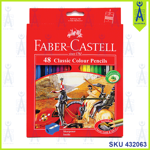 FABER CASTELL CLASSIC COLOUR PENCIL 48'S 115858