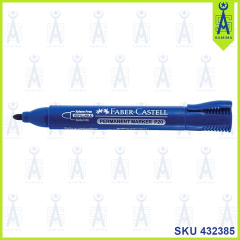 FABER CASTELL PERMANENT MARKER P20-254151 BLUE