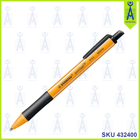 STABILO POINT BALL BLACK M 0.5 6030/46
