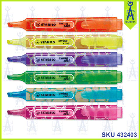 STABILO SWING COOL BE WILD ASSORTED COLOUR (MIX)