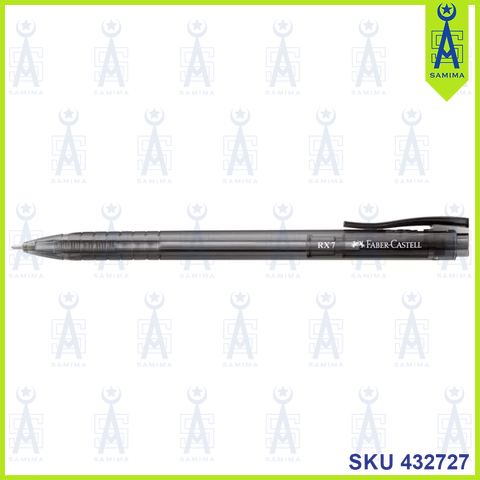 FABER CASTELL BALL PEN RX7 BLACK