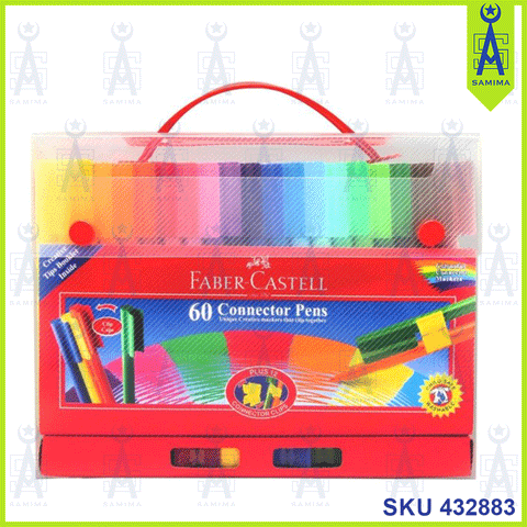 FABER CASTELL 155071 CONNECTOR PENS 60'S / PKT