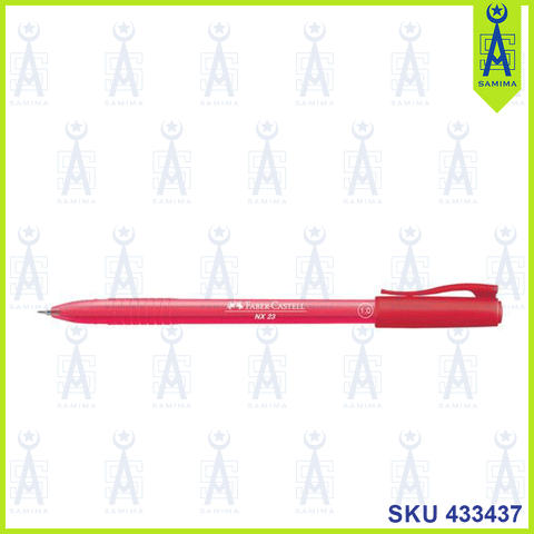 FABER CASTELL NX 23 BALL PEN 1.0MM RED