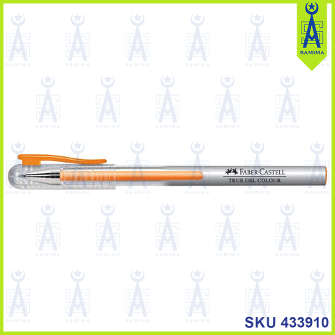 FABER CASTELL TRUE GEL COLOUR ORANGE GEL PEN