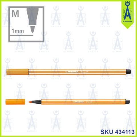 STABILO PEN 68 ORANGE 68/54