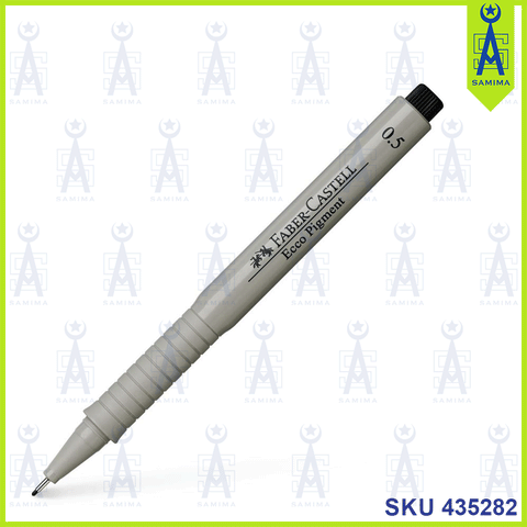 FABER CASTELL FIBER TIP ECCO PIGMENT PEN 0.5 BLACK