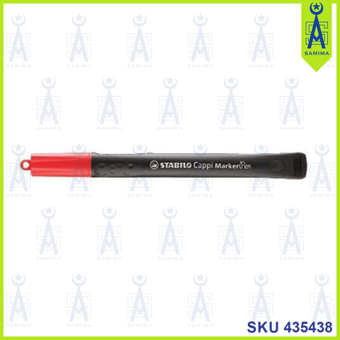 STABILO CAPPI PERMANENT MARKER PEN RED 169/40