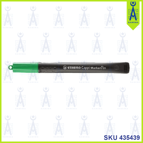 STABILO CAPPI PERMANENT MARKER PEN GREEN 169/36