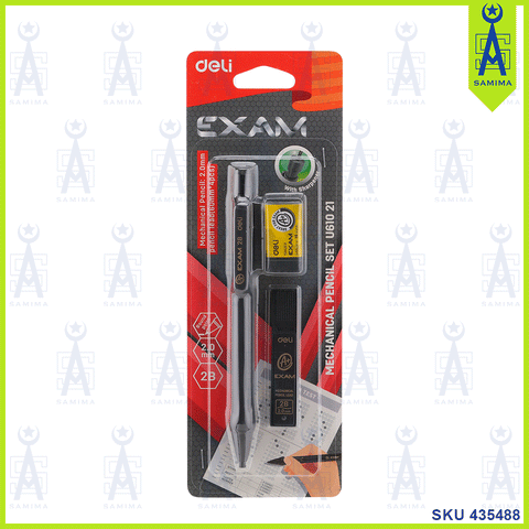 DELI EU61021 EXAM MECHANICAL PENCIL SET