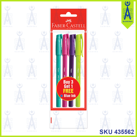 FABER CASTELL 548704 TRIPEN 3 + 1 / PACK