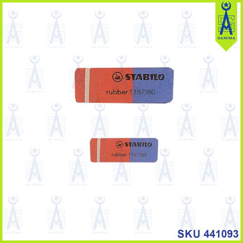 STABILO BLUE & RED ERASER 1187