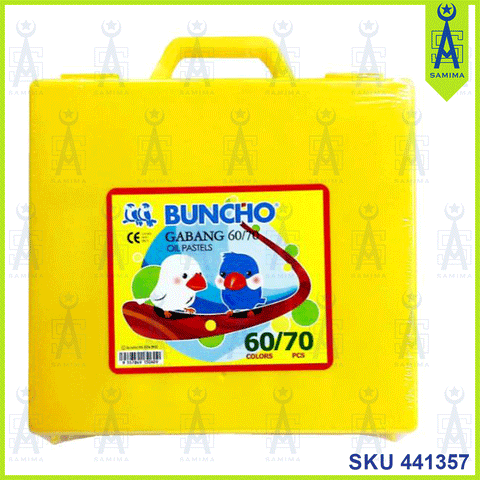 BUNCHO GABANG 60 COLOUR /70 PCS OIL PASTEL