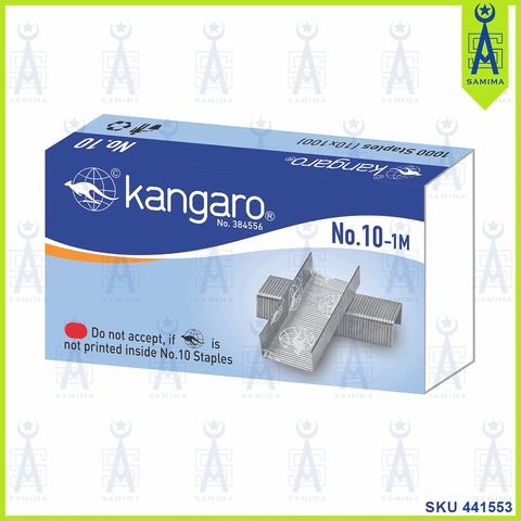 KANGARO No.10 1 M Staple PINS Good Quality Metal 1000 PINS