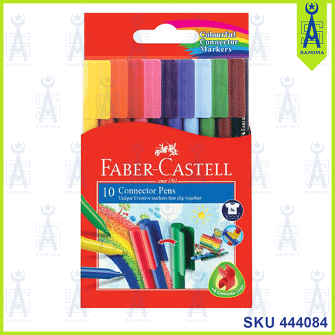 FABER CASTELL 11150A CONNECTOR PEN 10'S