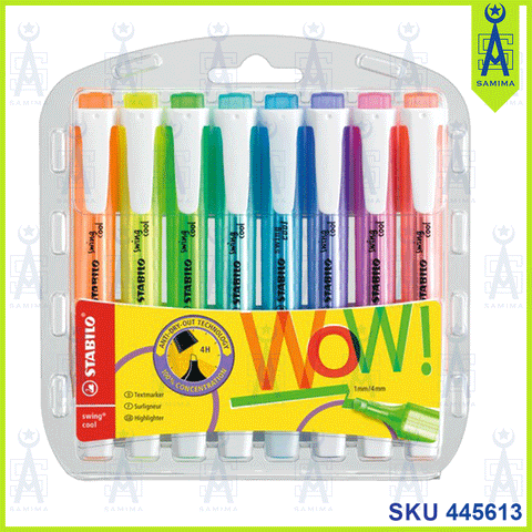 STABILO SWING COOL HIGH LIGHTER MIX COLOURS