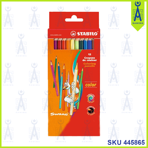 STABILO WATER COLOUR PENCILS S1667T 12 'S