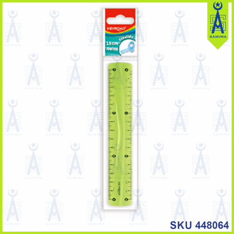 KEYROAD 15CM PVC FLEXIBLE RULER KR970854-15