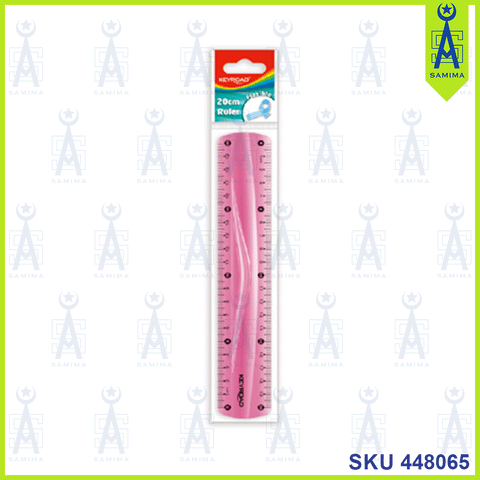 KEYROAD 20CM PVC FLEXIBLE RULER KR970854-1