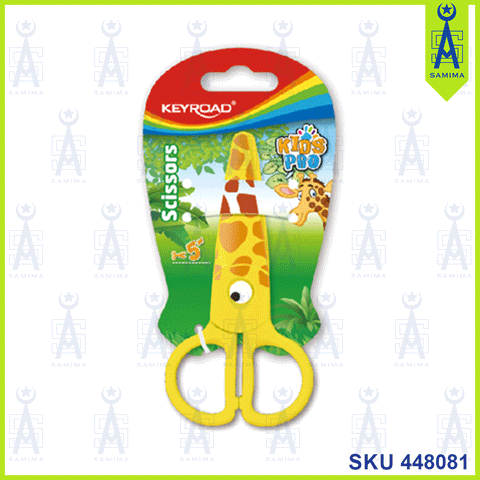 KEYROAD 5" CLDRN SAFETY SCISSOR W/ TATTOO KR971402