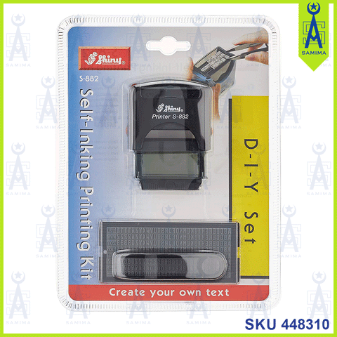 SHINY SELF INKING PRINTING KIT S-882 DIY DATER SET