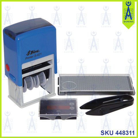 SHINY SELF INKING PRINTING KIT S-421 DIY DATER SET