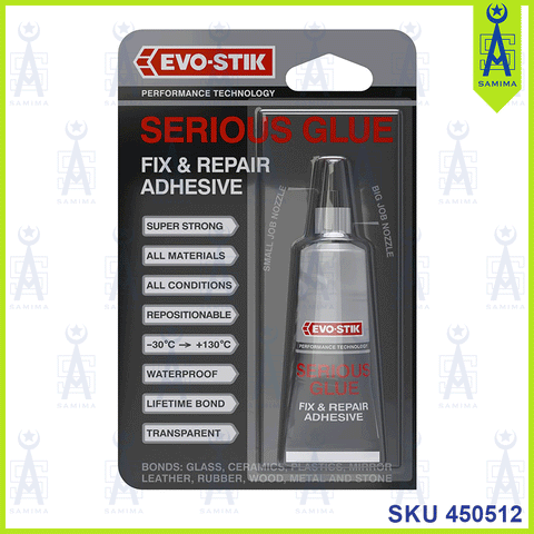 BOSTIK SERIOUS GLUE FIX & REPAIR ADHESIVE 5G