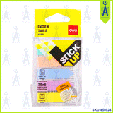 DELI  A11902 INDEX TABS 43 X 12MM 5 CLR