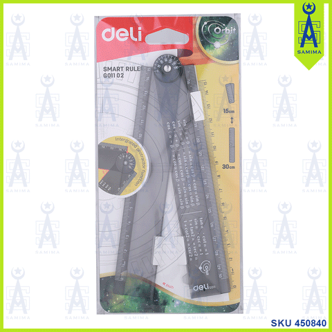 DELI EG01102 FOLDABLE RULER 30CM
