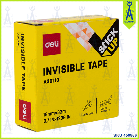 DELI  A30110 INVISIBLE TAPE 18MM X 33M