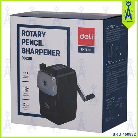 DELI E0620B EXTEND ROTARY PENCIL SHARPENER