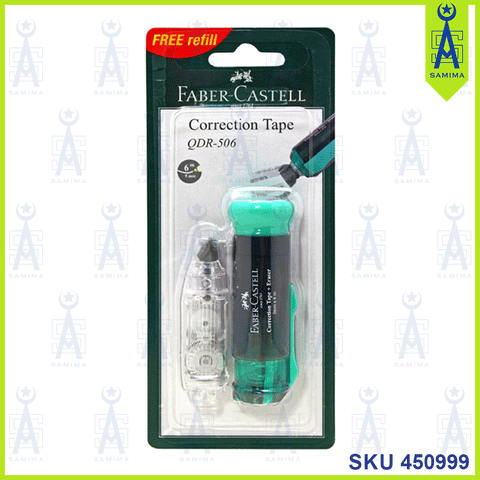 FABER CASTELL 169563R CORRECTION TAPE + REFILL