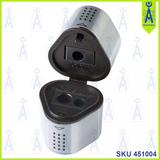 FABER CASTELL 3 HOLE SHARPENER SILVER 183800