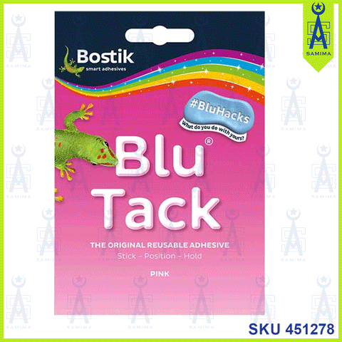 BOSTIK BLU TACK PINK 45G