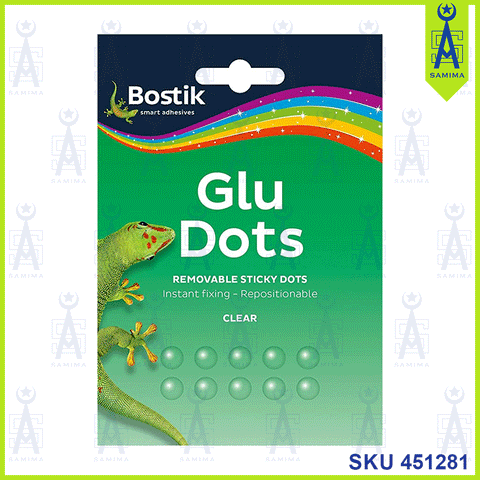 BOSTIK GLU DOTS 64 EXTRA STRONG STICKY DOTS 10MM