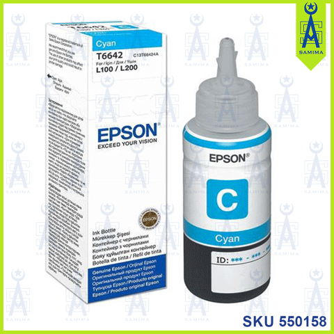 EPSON INK BOTTLE CYAN T6642-C