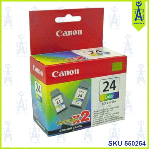 CANON BCI-24 COLOUR TWIN PACK
