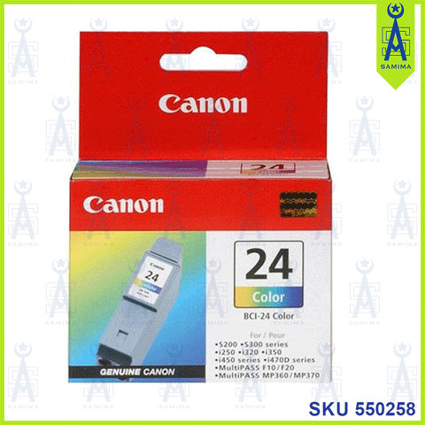 CANON CARTRIDGE BCI-24 COLOUR