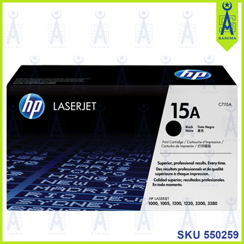 HP 15A BLACK INK TONER