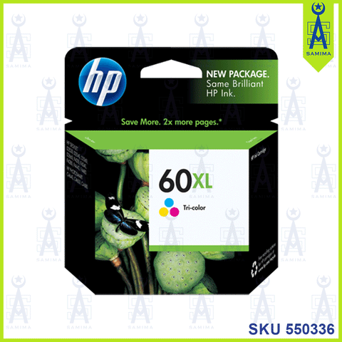 HP 60XL COLOUR INK CARTRIDGE