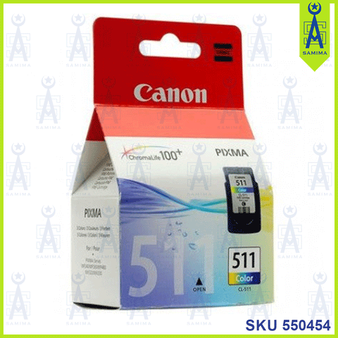 CANON 511 COLOUR PIXMA CARTRIDGE CL-511