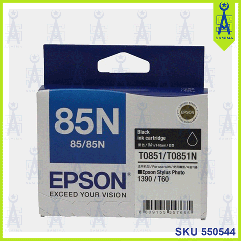 EPSON 85N INK CARTRIDGE BLACK T0851/T0851N