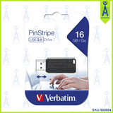 VERBATIM PENDRIVE 16 GB SLIDER BLACK 2.0