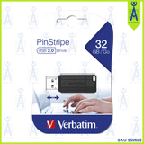 VERBATIM PENDRIVE 32 GB SLIDER BLACK 2.0