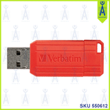 VERBATIM PIN STRIPE 16 GB RED PENDRIVE 2.0